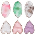 thumbnail image 1 of Weiweiguan 6 Pcs Palettes d'Art d'Ongles en Résine Dorée Outils de Manucure, 1 of 6