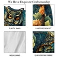 thumbnail image 4 of luoweisi Men's Beach Shorts Quick Dry Swim Trunks with Mesh Lining Cartoon Owl S, 4 of 5