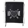 thumbnail image 2 of Valentine's Day Bags, Drawstring Cinch Backpacks, Valentines Day Gift Bags, 2 of 2