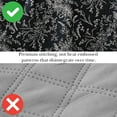 thumbnail image 5 of Elegant and Chic Lightweight Reversible Winter Brush Floral Patterned Quilt Set by Southshore Fine Linens, 5 of 9