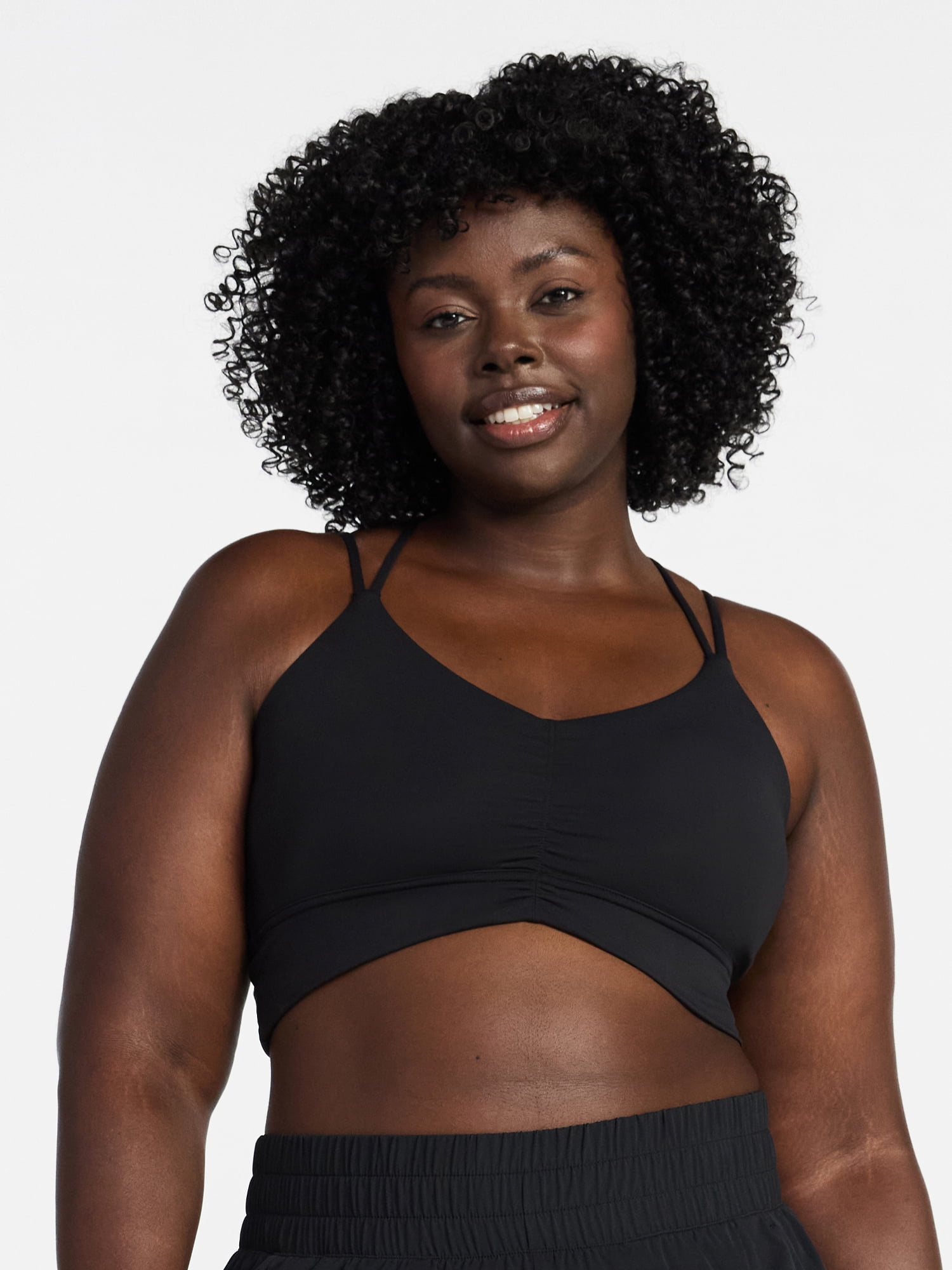 Avia Women's Cinched Front Sports Bra, Sizes XS - XXXL