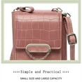 thumbnail image 6 of Fall Saving! Tuobarr Crossbody Bags for Women Trendy, Women Large Capacity Crossbody Bag Cellphone Purse Wallet Vertical Mobile Phone Bag, Pink, 6 of 6