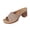 Khaki, variant on Wensltd Women Solid Color Chunky Heel Sandals Thick Sole Spring Summer Casual Comfortable Dressy Beach Daily Walking Stylish Comfortable Sandals