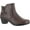 Brown Pleated Synthetic, variant on Easy Street Dawnta Booties (Women)