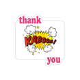 thumbnail image 1 of Boom Exclamation Dialog Art Deco Fashion Thank You Stickers Quote Grateful, 1 of 3