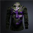 thumbnail image 1 of Camisa divertida de moda para hombre, máscara para hombre, esqueleto, informal, uso diario, solapa, cómoda, elegante, camisa de manga larga, estilo nuevo 2024, 1 of 6