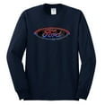 thumbnail image 2 of Red Blue and Black Ford Logo | Mens Cars and Trucks Long Sleeve T-Shirt, Navy, 3XL, 2 of 3