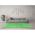 thumbnail image 3 of Ahgly Company Indoor Round Persian Emerald Green Traditional Area Rugs, 8' Round, 3 of 4