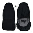 thumbnail image 3 of Universal Black Car Front Seat Cover - High - Quality Nylon Mesh, 3 of 6