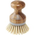 thumbnail image 1 of Cepillo para platos de palma con bambú natural, natural y gris, gris/madera, 1 of 4