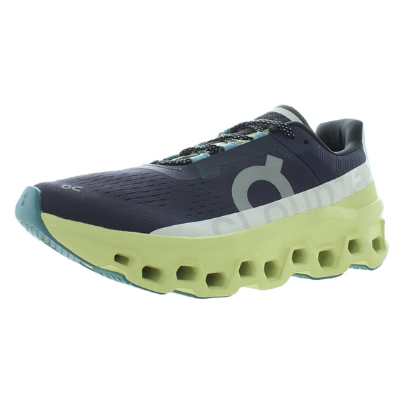 ON Cloudmonster Mens Shoes Size 11.5, Color: Iron/Hay