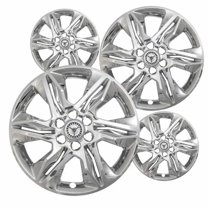 18 inch Chrome ABS Wheel Skins Set Compatible with 2019-2025 Chevrolet Blazer & Impostors for 5934 Wheel Series