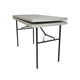 thumbnail image 3 of mesa rectangular plegable 122.4 x 60.9 x 73.6 cm blanco polietileno, 3 of 5