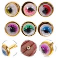 thumbnail image 1 of OULII 100Pcs Simple Design Mini Brads for Scrapbooking and Paper Crafting Art Lovers, 1 of 8