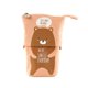 thumbnail image 1 of Angoo [Fun] Pen Pencil Bag Case, Cartoon Cute Cat Bear Sheep Canvas Fold Standing Holder Organizador de papelería Regalo para niños A6445 hola suerte  unisex, 1 of 2