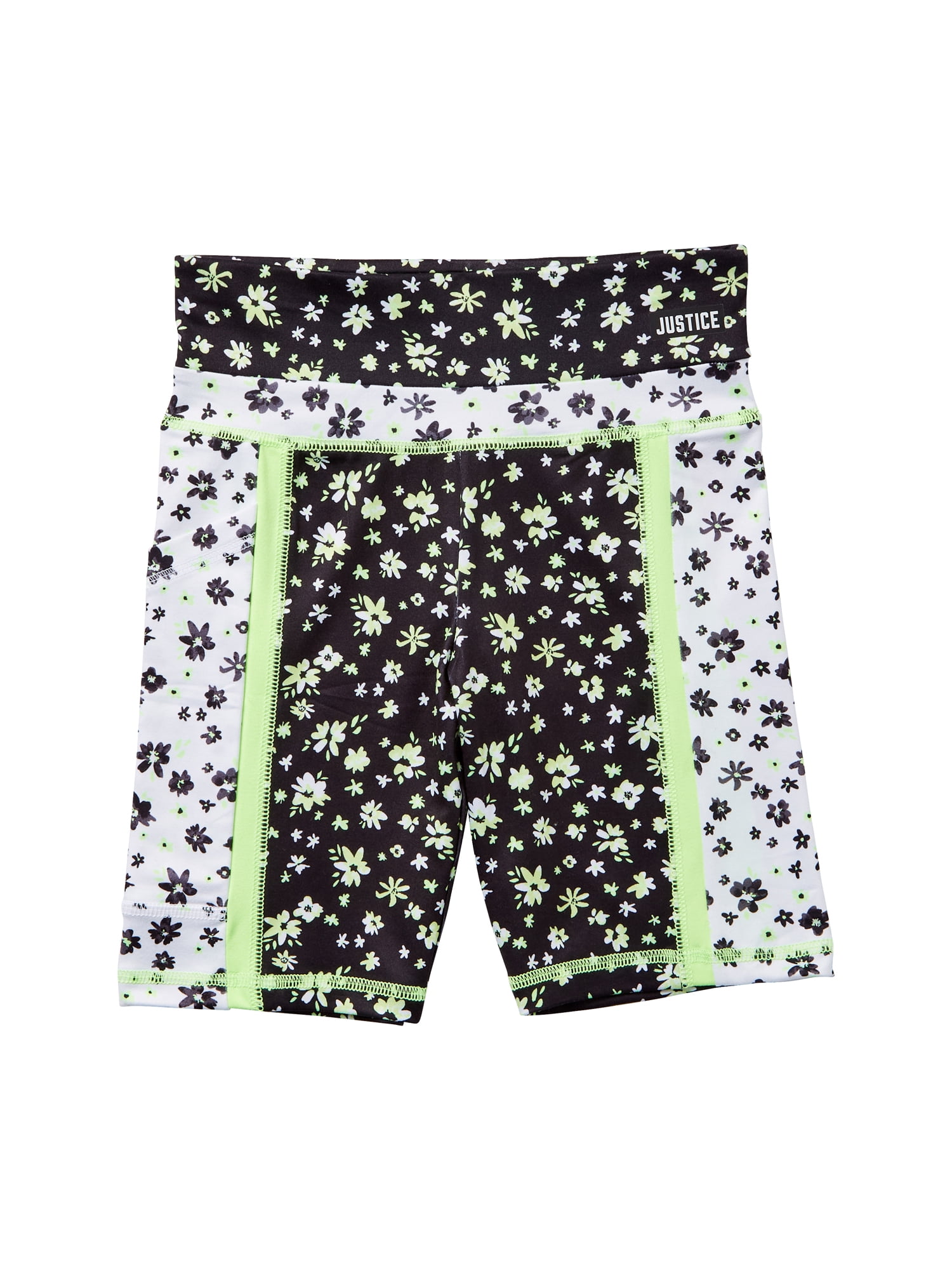 Justice Girls Collection X Blocked Bike Short, Sizes XS(5/6)-XL Plus(16/18 Plus)