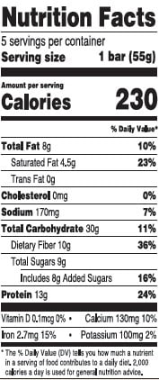 bettergoods Tiramisu Flavored Crispy Protein Bars, 9.7 oz, 5 Count