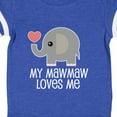 thumbnail image 4 of Inktastic My Mawmaw Loves Me Grandchild Boys or Girls Baby Bodysuit, 4 of 5