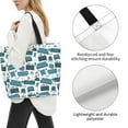 thumbnail image 3 of Ratiio Modern Furniture Print Reusable Grocery Bags - Washable, Foldable, Packable Tote, Large Handles, Heavy Duty, Zippered Top Pouch, 3 of 7
