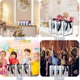 thumbnail image 7 of 24 Pcs Clear Plastic Gift Bags with Handles, Reusable Party Favor Bags With ribbons and cards for Mother's Day, Birthday, Wedding,Bachelorette Party,(12 x 10 x 5 Inch), 7 of 7