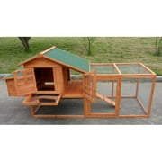 86 Large Solid Wood Chicken Coop House Run Cage Nesting Box