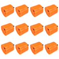 thumbnail image 1 of Orange Pumpkin Tea Light for Halloween Party Decor 12Pcs Flameless Candles, 1 of 5