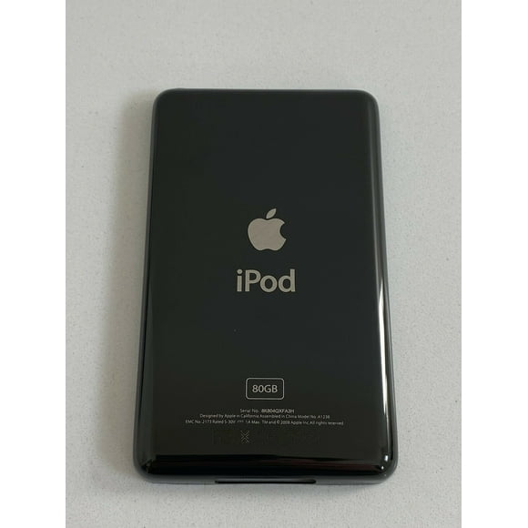 Plaque Arrière Noire Apple iPod Classique 6ème 7ème Logement Arrière Mince Couvercle 80GB Arrière