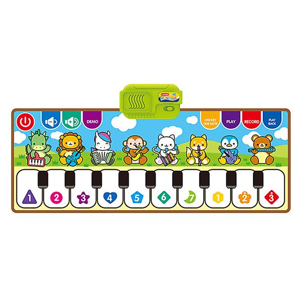 Tapetes de juego con teclado de piano musical para niños pequeños Tapetes musicales para niños Tapetes de juego con melodías para niños para caminar
