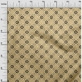 thumbnail image 3 of oneOone Rayon Light Brown Fabric Block Sewing Craft Projects Fabric Prints By Yard 56 Inch Wide-DB, 3 of 5