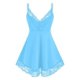 thumbnail image 1 of Tamaño de talla grande Inserción de encaje sin espalda Cami Tank Top Rosegal  Camisetas sin mangas de talla grande, 1 of 5