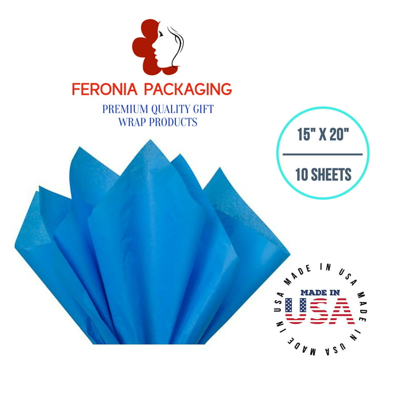 NEBURORA Blue Tissue Paper for Gift Bags 60 Sheets Blue Wrapping Tissue  Paper Bulk 14 X 20 Inch Navy Blue Packaging Paper for Gift Wrap Filler Art