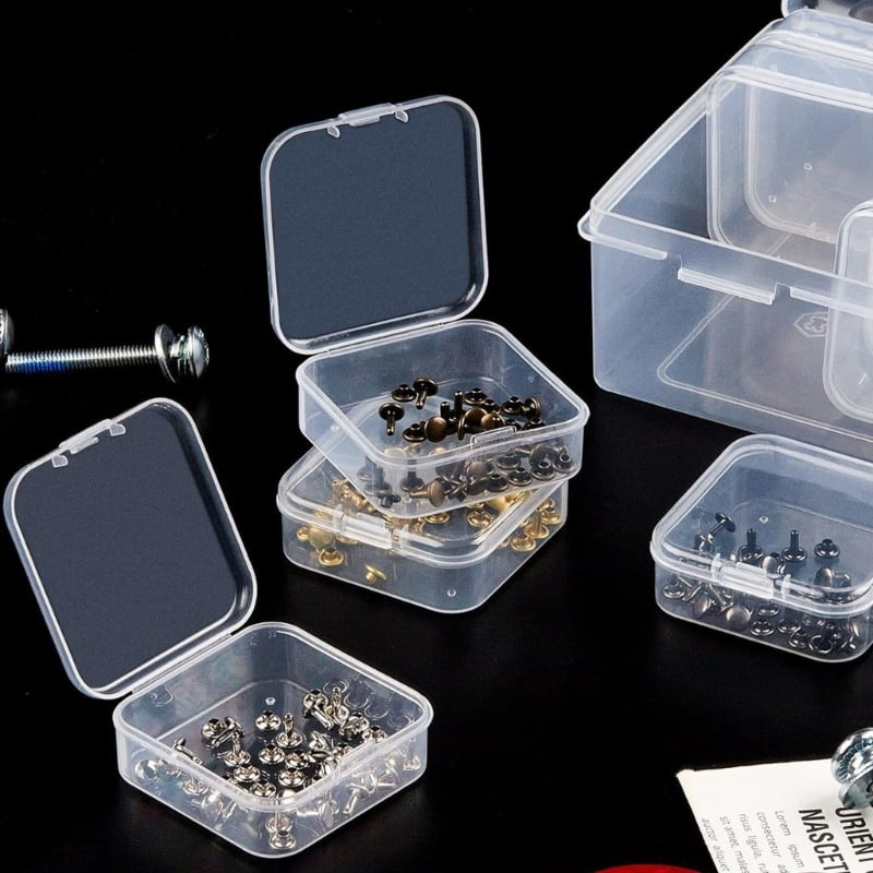 Sturdy Plastic Craft Organizers Boxes for Jewelry Beads Projects Stackable