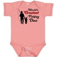thumbnail image 3 of Inktastic World's Greatest Fishing Duo Boys or Girls Baby Bodysuit, 3 of 5