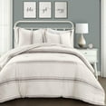 thumbnail image 1 of Lush Decor Farmhouse Stripe 3Pc King Comforter, 1 of 7