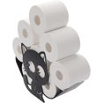 thumbnail image 5 of Toilet Roll Holder Metal Paper Holder Kitten Shaped Paper Storage For Bathroom (black), 5 of 5
