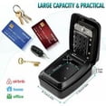 thumbnail image 5 of Key Box, Large Outdoor Secure Key Box with 12 Digit Code, Waterproof Wall Mounted Key Box, Safe Storage, Key Box, Combination Box, 5 of 5