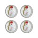 thumbnail image 1 of Velas de aromaterapia de cera de té navideñas brillantes Fiudx con borde para el día de Navidad, 1 of 4