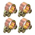 thumbnail image 1 of Unique Bargains 4Pack T-Bolt Hose Clamps, 23-25mm/0.91'-0.98' ID Range, Iron Radiator Hose Clamp Intake Clamp, 1 of 4