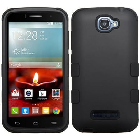 Insten Hard Hybrid Case For Alcatel One Touch Fierce 2 7040T - Black