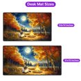 thumbnail image 5 of Hello Fall Siamese Enjoys Warm Campfire Autumn Night Bright Moon Desk Mat Full Keyboard Mouse Pad Cat Lover Kitten Owner Gifts Large Mousepad - 01008, 5 of 5