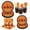 A, variant on Halloween Pumpkin Ghost Disposable Party Tableware Set, Paper Plates Cups Napkins Plastic Cutlery Straws Kit for Halloween Themed Party Holiday Gathering Supplies