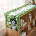 thumbnail image 6 of Table Runners 70 Inches Long Dress Scarves, St. Patrick's Day Farmhouse Coffee/Dining/Kitchen Table Decor, Holiday Table Runner, Spring Cute Cat Beer Green Clovers 13x70 Inch, 6 of 9