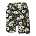 thumbnail image 5 of Naloa Flowers Men's Beach Shorts, Surfing shorts, Swim trunks, Quick Dry Swim Trunks for Surfing Beach Fun - Large, 5 of 9