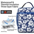 thumbnail image 2 of Wildflower Insulated Lunch Bag Box Teen Reusable Lunch Tote Bag with Front Pocket Cooler Tote Bag Picnic Beach, 2 of 6