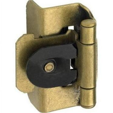 0.5 in. Double Demountable Inset Hinge, Burnished Brass