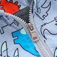thumbnail image 5 of SYNPOS 2-7T Kid Boy Girl Lightweight Cartoon Hooded Jacket Lined Windbreaker, 5 of 12