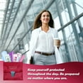 thumbnail image 3 of Menstrual Kit All-in-One 10 Pack | Convenience on The Go | Period Kit Pack for Travelling, Tweens & Teenagers or just When You’re Out | Individually Wrapped Feminine Hygiene Product (Red Purse), 3 of 7