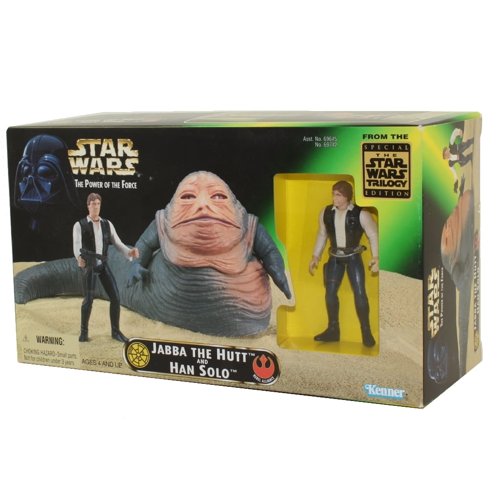 Star Wars Applause Han Solo and Jabba the Hutt Cake Topper Figurine 