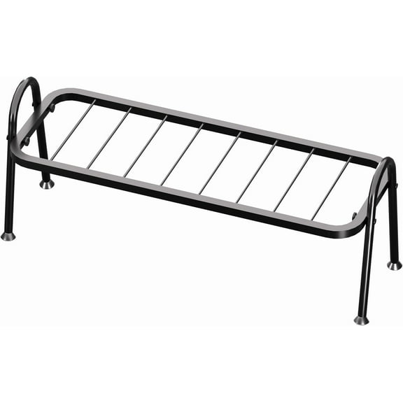 Metal Plant Stand Indoor Outdoor, Heavy Duty 1-Tier Ladder Plant Shelf for Multiple Pots - Durable Flower Holder for Living Room, Patio, Garden, Balcony & Corner Home Decor