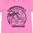 thumbnail image 4 of Inktastic Summer Vacation Mode Clearwater Beach Florida Boys or Girls Baby Bodysuit, 4 of 5